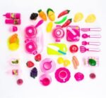 42 Piece Kitchen Cooking Set Girls Boys Fruit Vegetable Tea Playset Toy for Kids Early Age Development Educational Pretend Play Food Assortment Set - Image 4