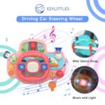 Kids Steering Wheel Toy With Lights Music - Image 3