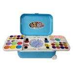 Makeup & Nail Art Toy Set for Girls Hello Kitty & Frozen Toy Trolley System Real Makeup Safe and Non toxic - Image 2