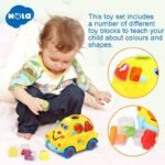 HOLA Baby toys from 18 months, music bus for early education, various fruits, music, light, riddles, gift toys for boys and girls from 1 to 3 years - Image 4