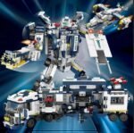 COGO 8 in 3 ABS 3D Educational Deformation Robot Transform Bricks Truck Building Blocks Toys for Children - Image 2