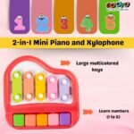 2 in 1 Non Electronic Musical Piano and Xylophone Toy for - Image 4