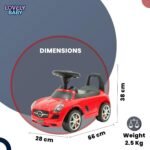 Lovely Baby AMG Push Car 332, Red - Image 7