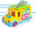 School Bus, Learning Educational School Bus Toys for Baby & Toddler, Electronic Car with Lights - Image 4