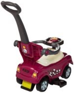 3 in 1 Ride on Push Along Car Horn Sound Safety Barrier Storage Seat Kids Toy - Image 10