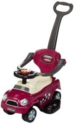 3 in 1 Ride on Push Along Car Horn Sound Safety Barrier Storage Seat Kids Toy - Image 8