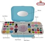 Makeup & Nail Art Toy Set for Girls Hello Kitty & Frozen Toy Trolley System Real Makeup Safe and Non toxic - Image 4
