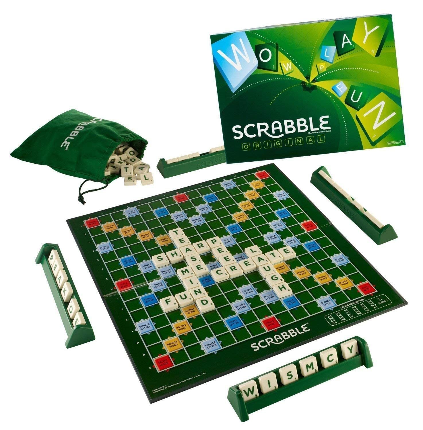 71p5mMPiMDL._SL1500_ Scrabble Board Game, Word, Letters Game for All Ages - Image 1