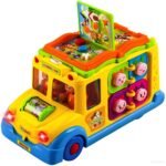 School Bus, Learning Educational School Bus Toys for Baby & Toddler, Electronic Car with Lights - Image 2