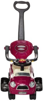 3 in 1 Ride on Push Along Car Horn Sound Safety Barrier Storage Seat Kids Toy - Image 9