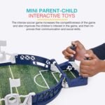 Mini Tabletop Football Board Games for Kids, Indoor Table Interactive Foosball Game Toys for Preschool Kids | 2 Player Board Game | Desktop Pinball - Image 4