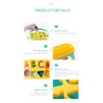 Huanger Baby's First Building Blocks - for Baby Kids - Alphabets and Shapes Learning - Image 3