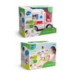 Hola Toy Ambulance Kids Early Learning Educational Plastic Role Play Ambulance Toys