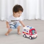 Hola Toy Ambulance Kids Early Learning Educational Plastic Role Play Ambulance Toys - Image 4