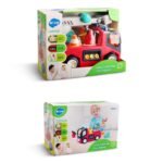 Hola Fire Engine Ladder Truck Toy for Kids Early Learning Fire Engine with Light and Music Toys