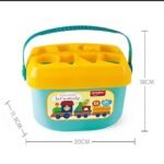 Huanger Baby's First Building Blocks - for Baby Kids - Alphabets and Shapes Learning - Image 6