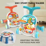 Huanger 2 in 1 Walker & Active Table Multifunctional Baby Walker with Music - Image 5