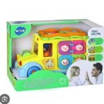 School Bus, Learning Educational School Bus Toys for Baby & Toddler, Electronic Car with Lights