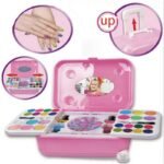 Makeup & Nail Art Toy Set for Girls Hello Kitty & Frozen Toy Trolley System Real Makeup Safe and Non toxic - Image 8
