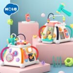 New Wholesale Educational Plastic Children Toy Gift Activity Pyramid with Music/Light/Games Baby Products Toy for Kids Baby Toys - Image 4