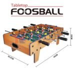 Football, Mini Football, Table Soccer Game, 6 Rods - Image 3