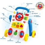 Baby Push Walkers Baby Activity Trolley Plastic Toy for Kids - Image 3