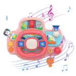 Kids Steering Wheel Toy With Lights Music - Image 4