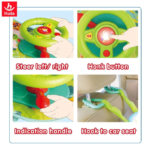 Hola Car Steering Wheel with Mirror - Image 3