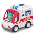 Hola Toy Ambulance Kids Early Learning Educational Plastic Role Play Ambulance Toys - Image 2
