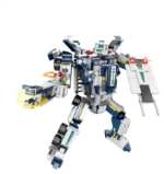 COGO 8 in 3 ABS 3D Educational Deformation Robot Transform Bricks Truck Building Blocks Toys for Children - Image 3
