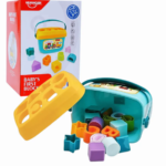 Huanger Baby's First Building Blocks - for Baby Kids - Alphabets and Shapes Learning