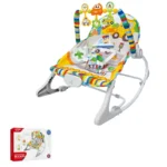 Huanger Infant to Toddler Rocker Baby Bouncer Chair with Toys - Image 2