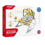 Huanger Infant to Toddler Rocker Baby Bouncer Chair with Toys