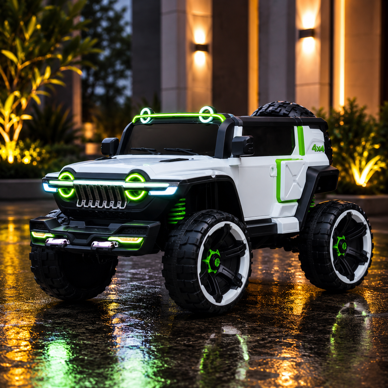 1f9fad72-4ec8-4280-bccb-9752d65fb2af Kids Electric Off-Road Jeep Power Rider 4x4 Kids Electric Jeep - Image 1