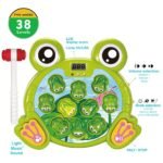 Newest Hot Selling Educational Interactive Toy Whack-a-mole Hungry Frogs Desktop Whack a Frog Game Kids Hammer Game with Music - Image 3