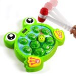 Newest Hot Selling Educational Interactive Toy Whack-a-mole Hungry Frogs Desktop Whack a Frog Game Kids Hammer Game with Music - Image 2