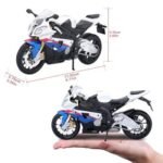 Maisto 1/12 BMW S1000RR Motorcycle Model Alloy Diecast - Image 4