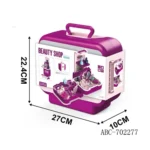 Beauty Shop 3-in-1 Makeup Suitcase Play Set (32 Pieces) - Image 2