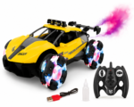 Remote Control Car Toy 1:12 RC Drift Spray Light Stunt High Speed Vehicle 360° Spins Stunt Wheel with Lights Rechargeable Cars Gift for 6+ Boys & Girls - Image 2