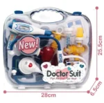 Doctor Suit Fun Medical Play Toys Set – Kids Doctor Kit with Carry Case