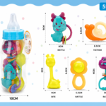 5-Piece Baby Rattle & Teether Gift Set