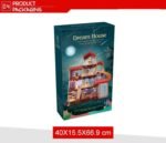 Girl Gift Set DIY Assembling Toy Building Luxury Villa Large Size Dream Doll House with Light - Image 4
