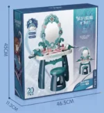 Frozen Princess Colorful Snow Edge Dressing Table Set - Image 2