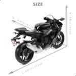 Maisto Yamaha YZF-R1 1:12 Die-Cast Metal Motorcycle Model - Image 3