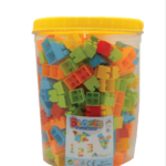 250 Pieces Colorful Educational Building Blocks Set for Kids with Storage Bucket