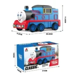 Classic 2-in-1 Transforming Train Robot Toy with Light, Sound & Bump and Go Action