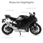 Maisto Yamaha YZF-R1 1:12 Die-Cast Metal Motorcycle Model - Image 4