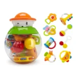 Baby Musical Rattle Set – 8-Piece Cute Plastic Hand Bell Toys - Image 2