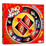 UNO Spin Deluxe Family Card Game with Spinner Wheel