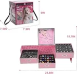 Luxury DIY Jewelry Case – 2888+ Pieces | Beads, Charms & Bracelet Making Kit for Kids - Image 3